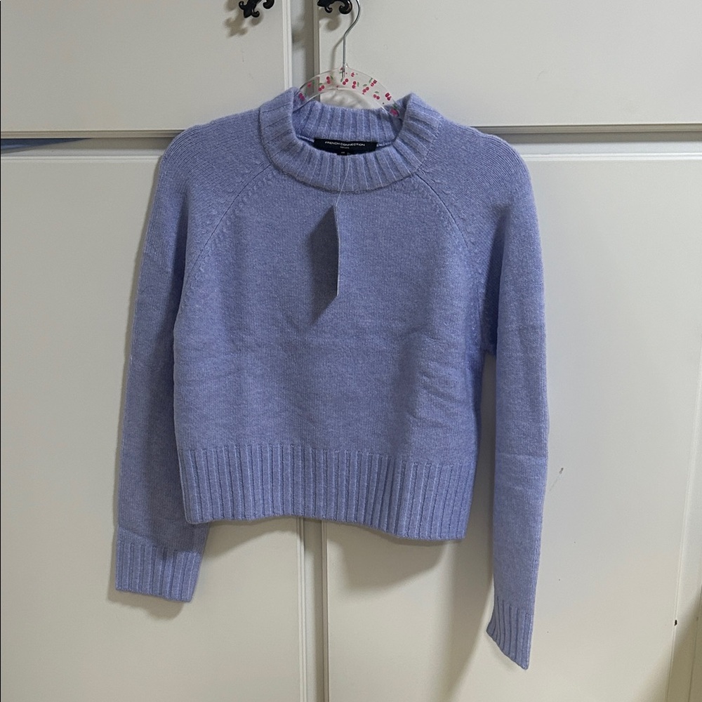 French Connection Lavender Cowl-Neck Sweater